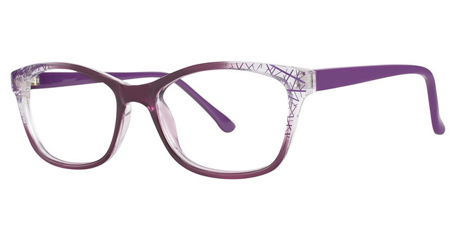Modern Plastics I Eyeglasses Ice plum crystal