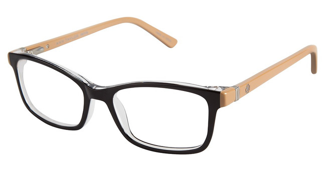 Ann Taylor Eyeglasses ATP808 Black / Camel/C01