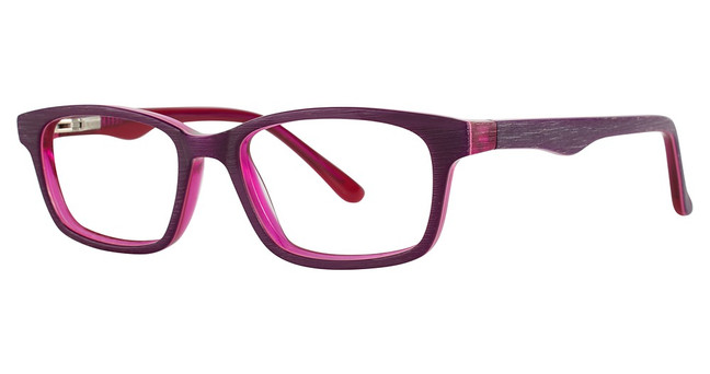 ModZ Kids Eyeglasses Alphabet plum matte fuchsia