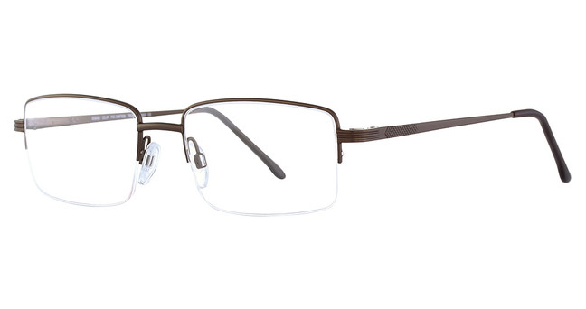 Cool Clip Eyeglasses CC833 Satin Dark Brown/10