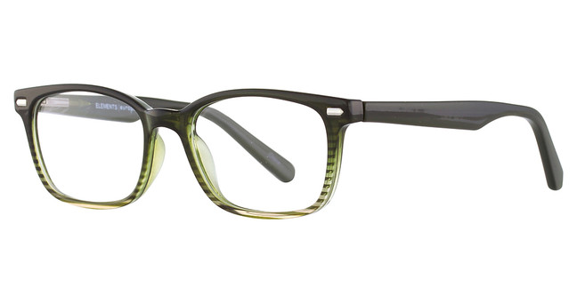 Elements Eyeglasses EL-248 Olive Stripe Fade/3