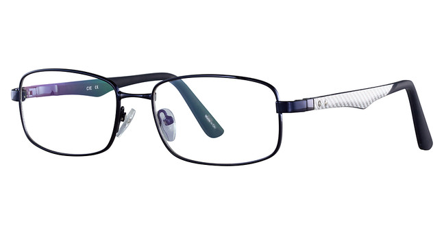 Classique Eyewear Eyeglasses SEC118 Blue/Silver/3