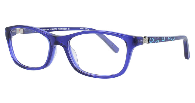 Easyclip Eyeglasses EC432 Violet & Light Blue/80
