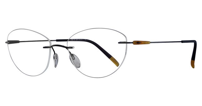 Silhouette Eyeglasses 5500 BC Teal/Pineapple/5040