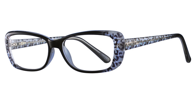 Enhance Eyeglasses 4001 Black Leopard