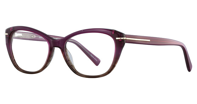 Easyclip Eyeglasses EC425 Fuchsia & Brown/30