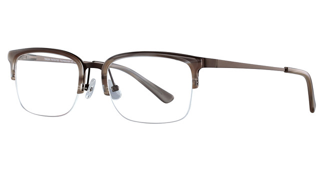 Takumi Eyeglasses TK1036 Satin Dark Brown & Marbled Brown/10