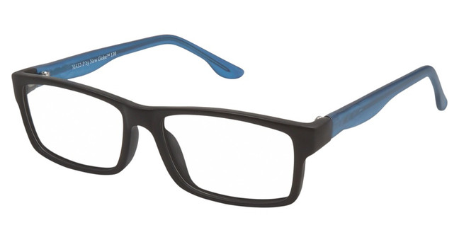 New Globe Eyeglasses M432-P Black/Blue/BLACK/BLUE