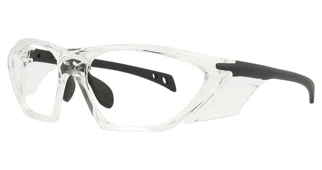 Hudson Optical H10P Clear With Black (CLEAR SS)/CLR