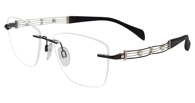 Line Art Eyeglasses XL 2107 Black/BK