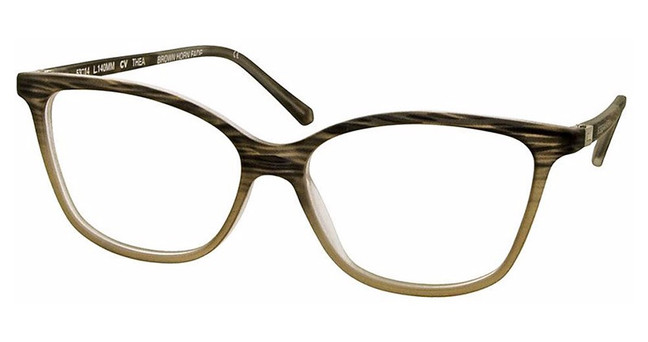 BCBG Max Azria Eyeglasses Thea Brown Horn Fade