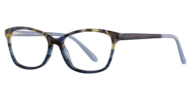 Marie Claire Eyeglasses 6209 Blue Amber