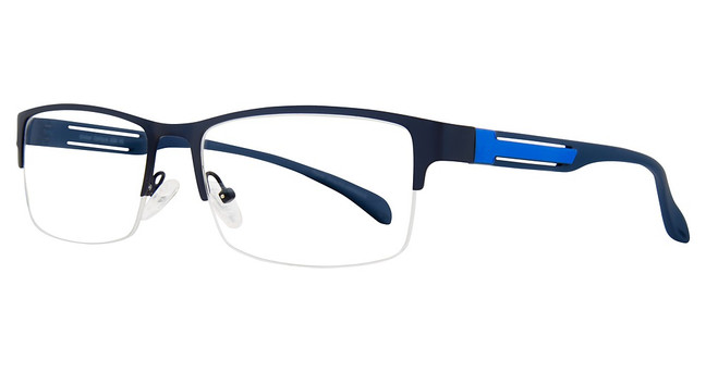 Global Optique Eyeglasses M9051 Matte Navy Blue
