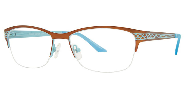 Global Optique Eyeglasses PB828 Matte Brown