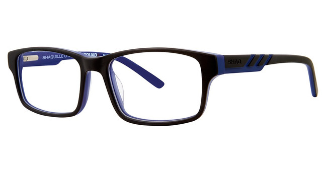 Shaquille O'Neal Eyeglasses Shaquille O'Neal 507Z Black Blue/172
