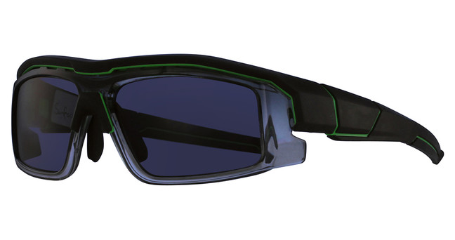 Hilco Eyeglasses Sunforger Matte Black/Lime