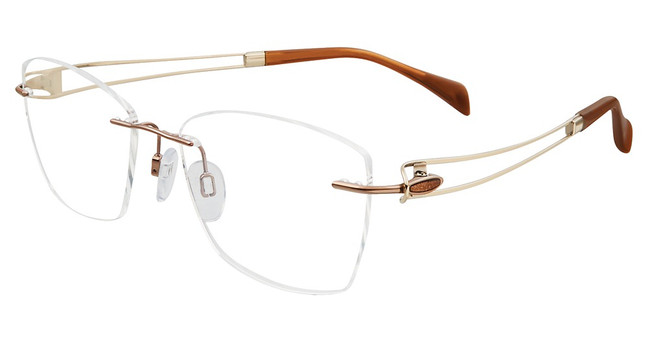 Line Art Eyeglasses XL 2117 Brown/BR