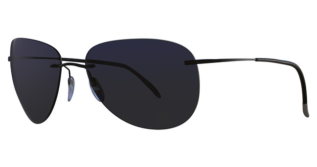 Silhouette Eyeglasses 8697 Black Silky Matte/9040