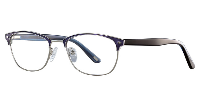 New Millennium Eyewear Eyeglasses BELAIR Blue/Silver