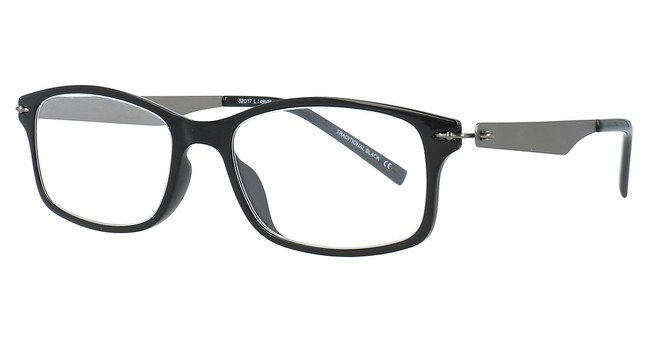 Aspire Eyeglasses Traditional BLACK