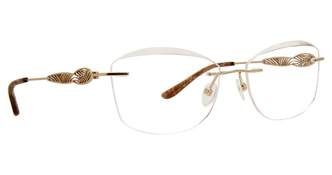Totally Rimless Eyeglasses Arabella(277) Soft Gold/SFGD