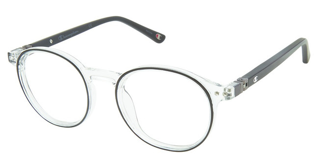 Champion Eyeglasses 7022 BLACK/CRYSTAL/C01