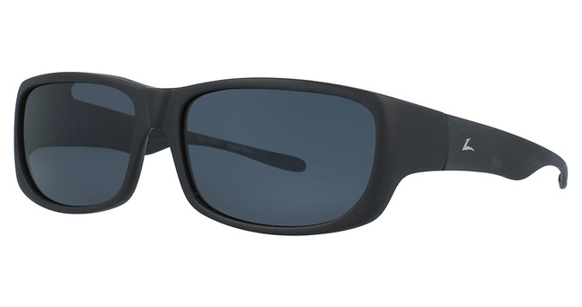 Hilco Eyeglasses LEADER FITOVER: SANTARINI Matte Black