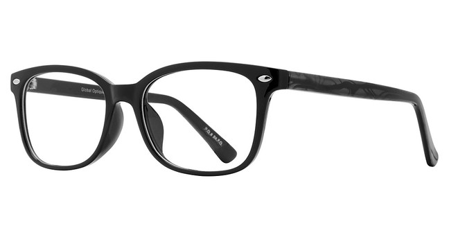 Global Optique Eyeglasses LP036 BLACK