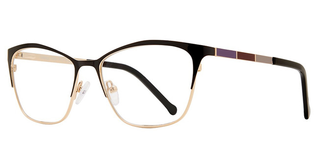 Global Optique Eyeglasses PB849 BLACK