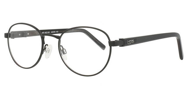 Art-Craft Eyeglasses WF482AM Black / Black Temples/48206/06