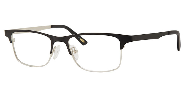 AirMag Eyeglasses AIRMAG A6252 Black/Steel/C1