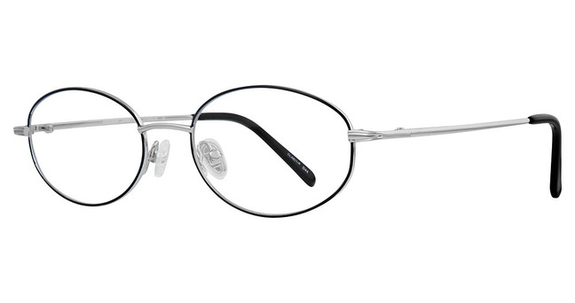 Konishi Eyeglasses KONISHI KF8383 Silver/Black/C1