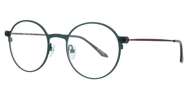 Cinzia Eyeglasses CIN-5100 Spruce/Maroon/1