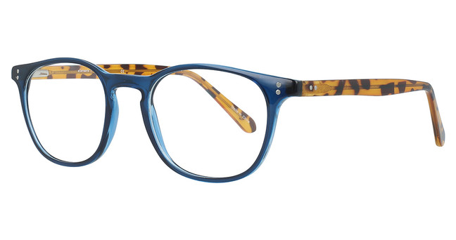 Elements Eyeglasses EL-356 Blue/Amber Demi/1