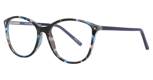 Continental Optical Imports Eyeglasses See N' Be Seen 71 Blue Marble