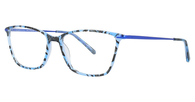 iChill Eyeglasses C7012 Light Blue & Black/50