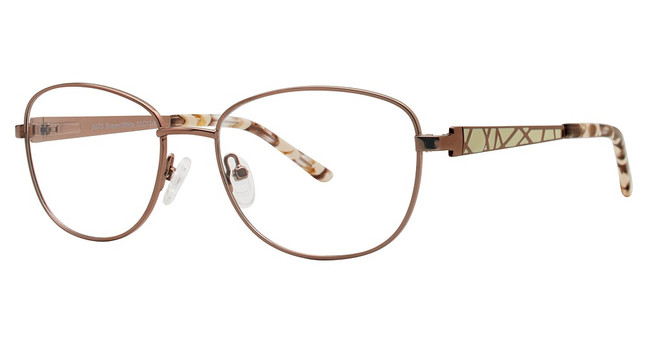 Avalon Collection Eyeglasses 5073 Brown/White