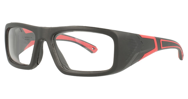 On-Guard Safety Eyeglasses US110S W/FULL SEAL Black/Red