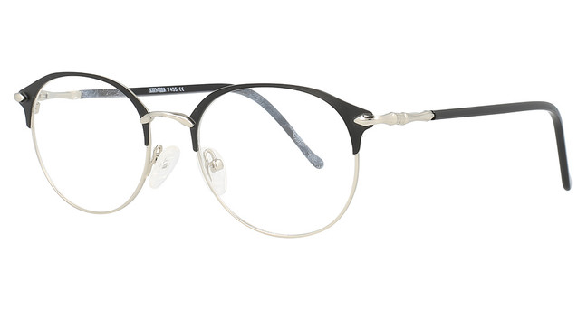 Scott & Zelda Eyeglasses 7435 BLACK/SILVER