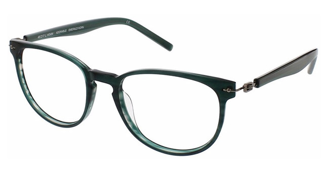Aspire Eyeglasses Adorable EMERALD HORN