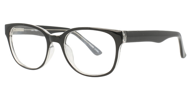 Lido West Eyeworks Eyeglasses LUNA BLK/CRY