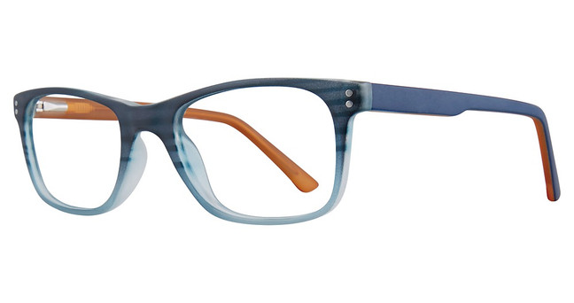 Eye Q Eyewear Eyeglasses SW527 BLUE/ORANGE/BLUE