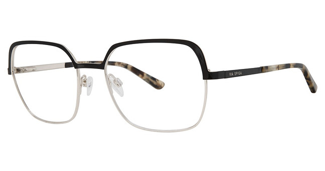 Via Spiga Eyeglasses Via Spiga Agostina Black/Gold/500