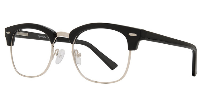 Eight to Eighty Eyewear Eyeglasses Buster Black Gold