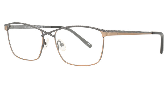Helium Eyeglasses 4391 MGRY/SMROSE GOLD