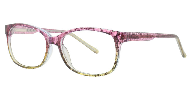 Elements Eyeglasses EL-390 Fuchsia/Olive/3
