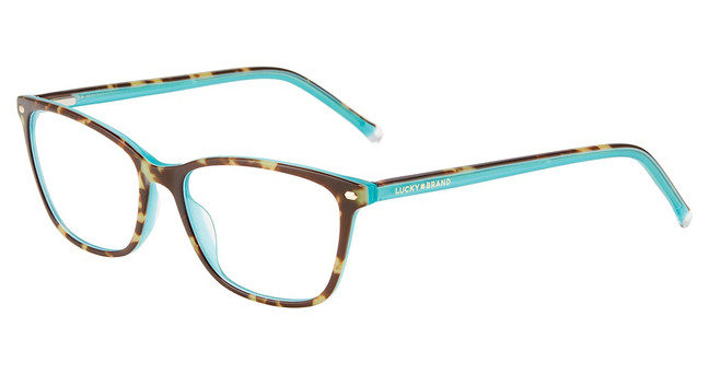 Lucky Brand Eyeglasses D227 Tortoise Teal