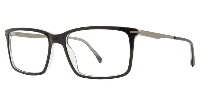 Vivid Eyeglasses BIG AND TALL 20 black/crystal