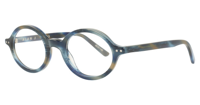 Alan J Eyeglasses AJ-142 Blue Marble/2