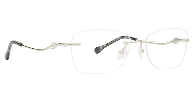Totally Rimless Eyeglasses Trellis(323) Silver/SILV